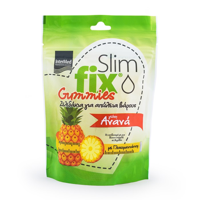 Slim Fix Pineapple-Flavored Weight Loss Gummies, 42pcs