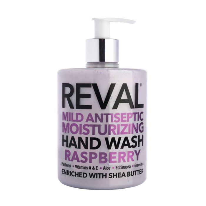 Reval Ενυδατικό - Αντισηπτικό Καθαριστικό Χεριών Raspberry 500mL