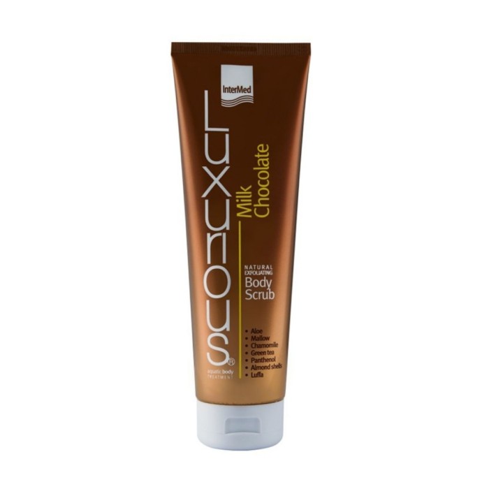 Luxurious Natural Exfoliating Body Scrub Milk Chocolate, 280 ml