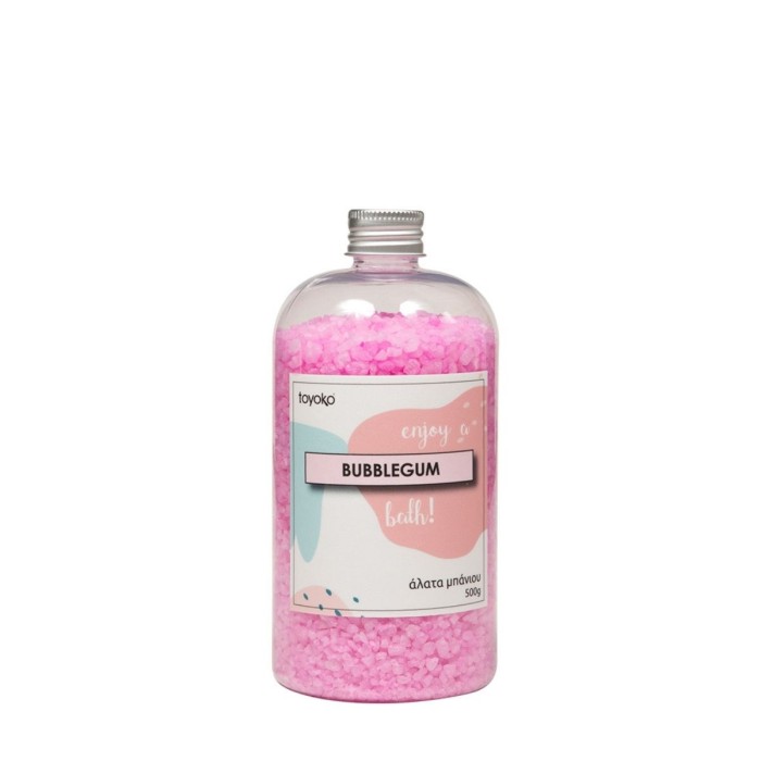 Toyoko Bubblegum Άλατα Μπάνιου 500γρ