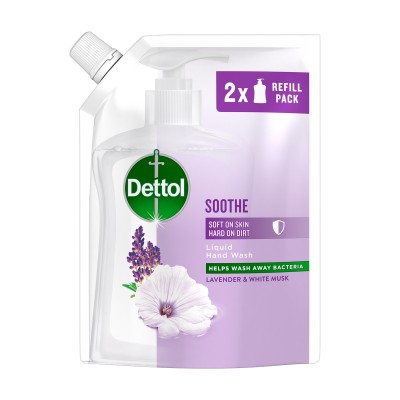 Dettol Lavender - Antibacterial Liquid Hand Wash Refill, 500ml.