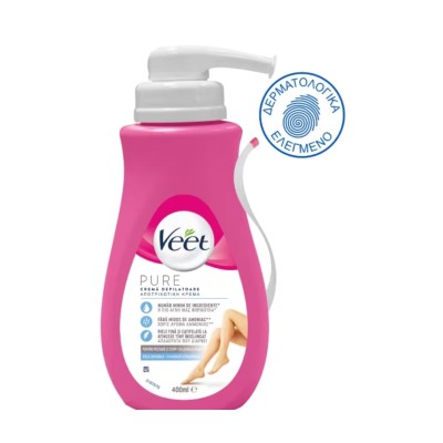 Veet® Pure Hair Removal Cream for Sensitive Skin, 400ml