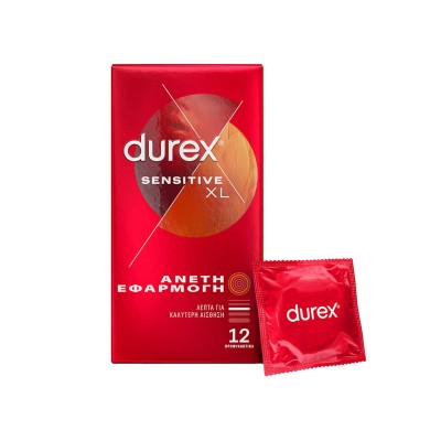 Durex Sensitive XL Comfortable Fit 12pcs