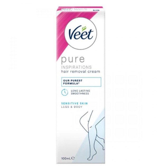 Veet Pure Inspirations Αποτριχωτική Κρέμα για Ευαίσθητες Επιδερμίδες 100ml
