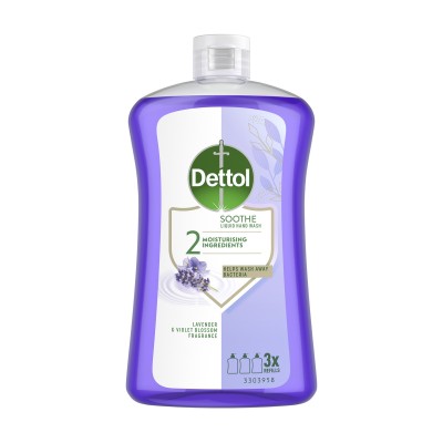 Dettol Lavender & White Musk - Antibacterial Liquid Hand Wash Refill, 500ml.