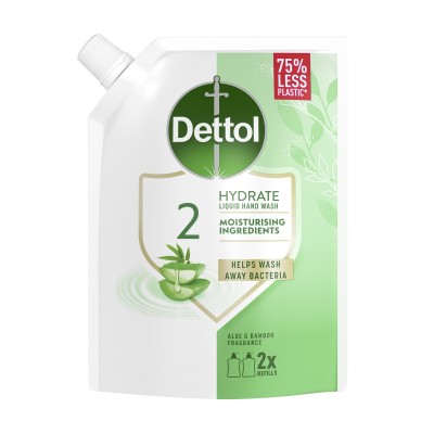 Dettol Aloe Vera - Antibacterial Liquid Hand Wash Refill, 500 ml