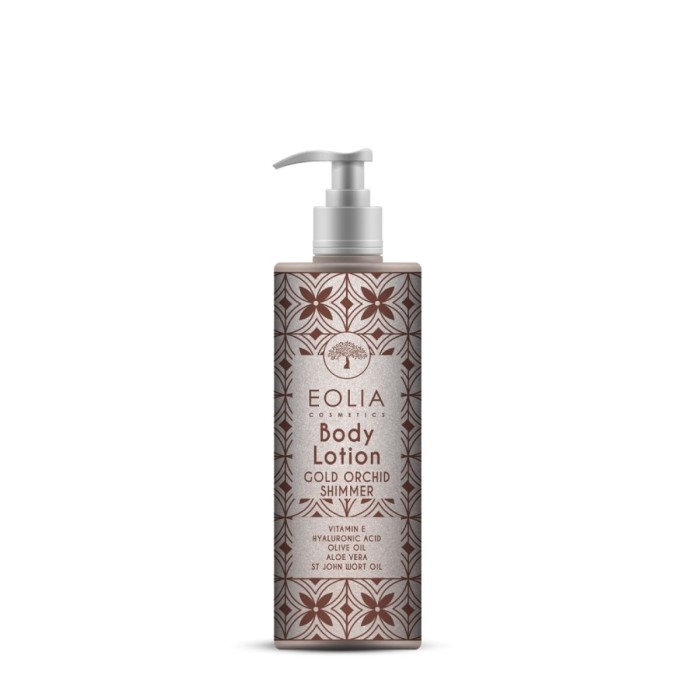Eolia Body Lotion With Hyaluronic Acid Gold Orchid Bronze Shimmer250ml