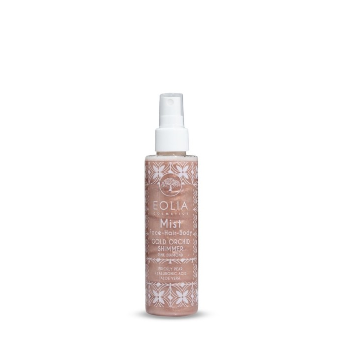 Eolia Mist With Hyaluronic Acid Shimmer  Gold Orchid Pink 150ml