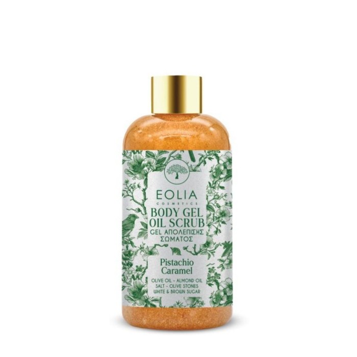 Eolia Gel Scrub Απολεπιστικό Τζελ Σωματος Pistachio Caramel 250ml
