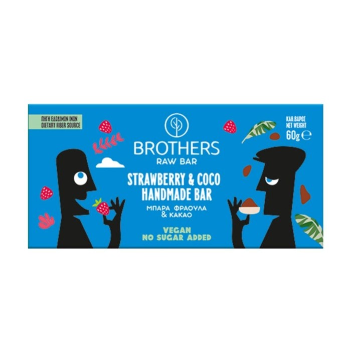 Brothers Strawberry Cocoa Bar 60gr