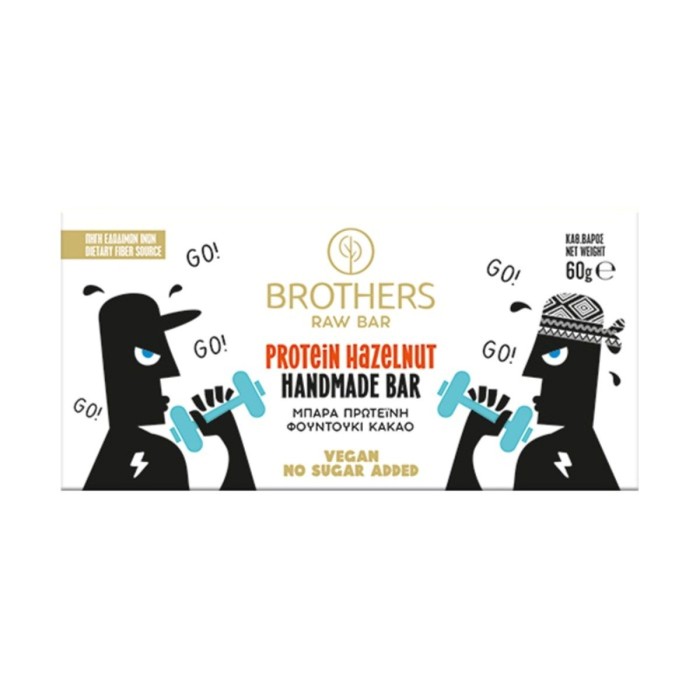 Brothers Protein Hazelnut Bar 60gr