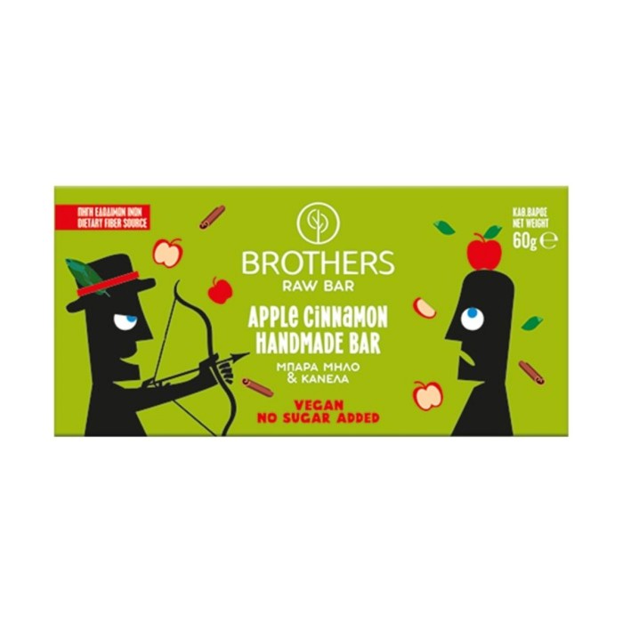 Brothers Apple Cinnamon Bar 60gr