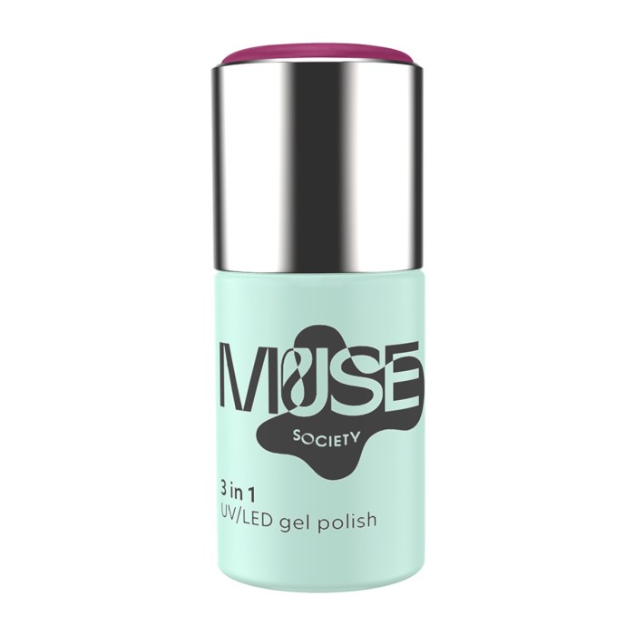 Muse Society UV/LED Semi-permanent Nail Polish 005 Black Cherry 10ml