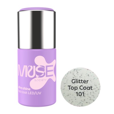 Glitter Ultra shine topcoat #101