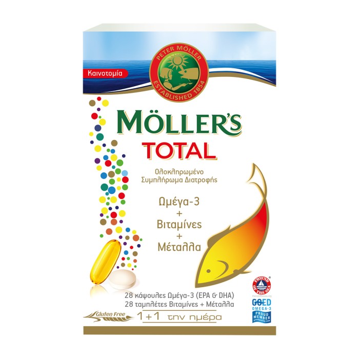 Moller’s Total 28 Κάψουλες 28 Ταμπλέτες