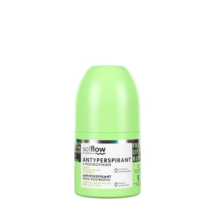 So!Flow Antiperspirant with Postbiotic - Green Melon & Aloe Vera Αποσμητικό 50ml