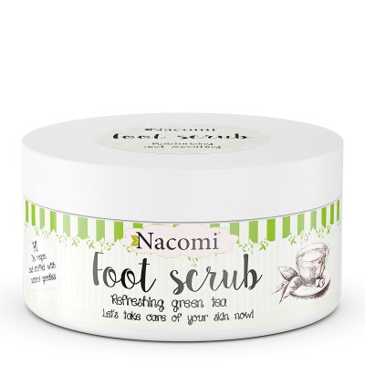 Nacomi Foot Scrub Refreshinggreen Tea 125g