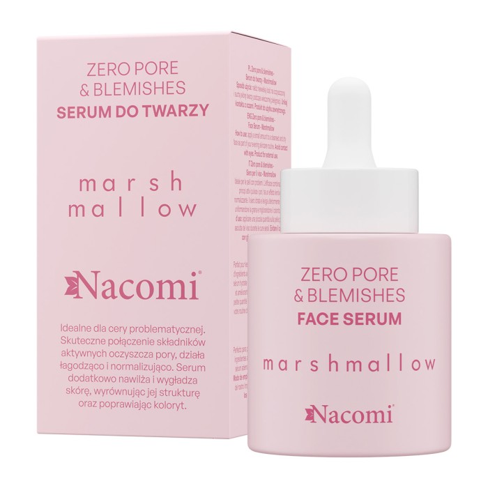 Nacomi Zero Pore & Blemishes Face Serum Ορός Προσώπου για Πόρους και Ατέλειες Marshmallow 30ml