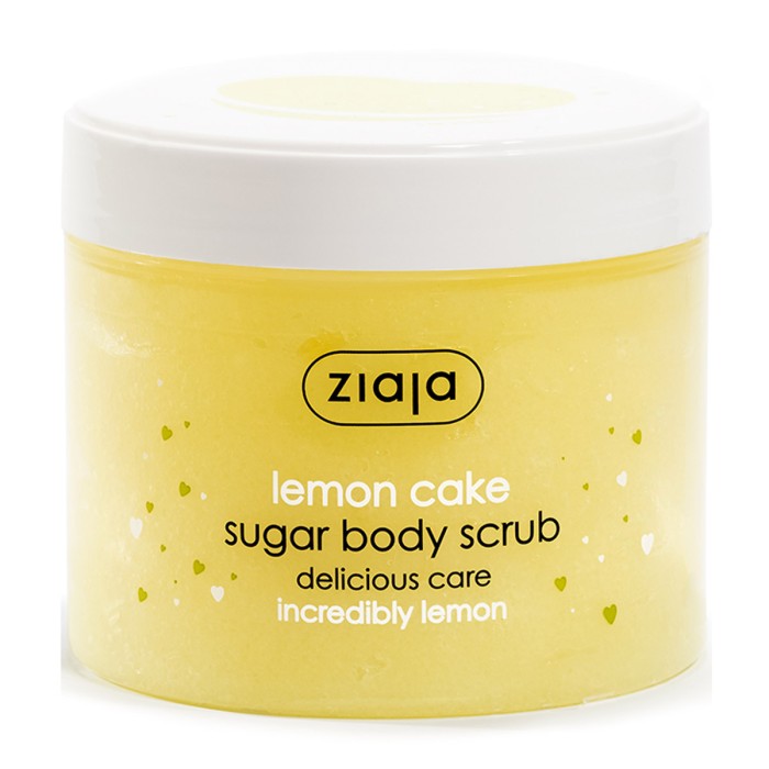 Ziaja Lemon Cake Sugar Body Scrub 300ml