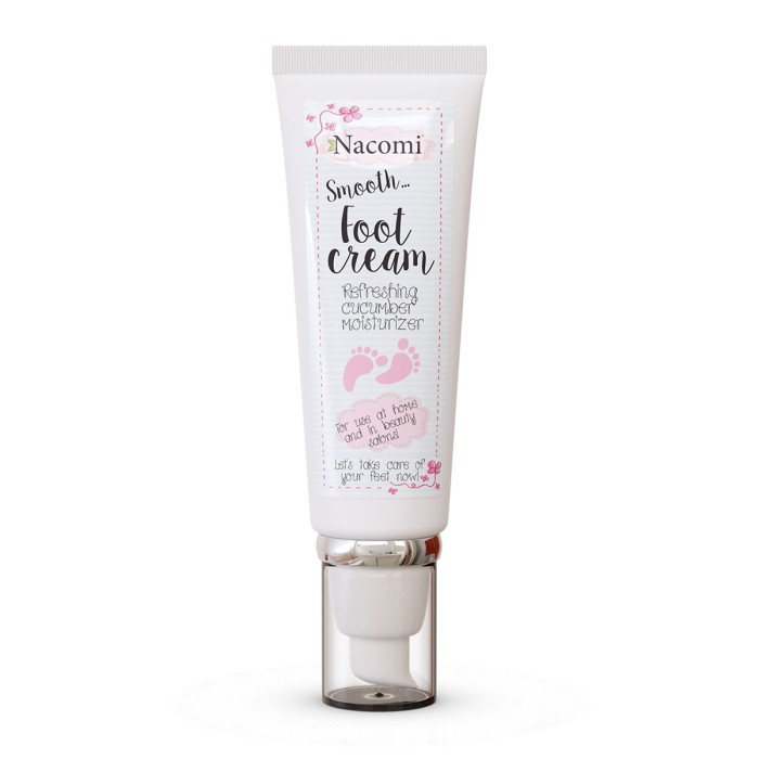 Nacomi Smooth Foot Cream Κρέμα Ποδιών Refreshing Cucumber 85ml