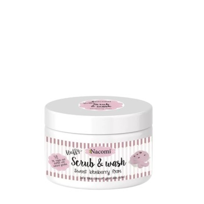 Nacomi Fluffy Scrub & Wash Sweet Blueberry Foam 180ml