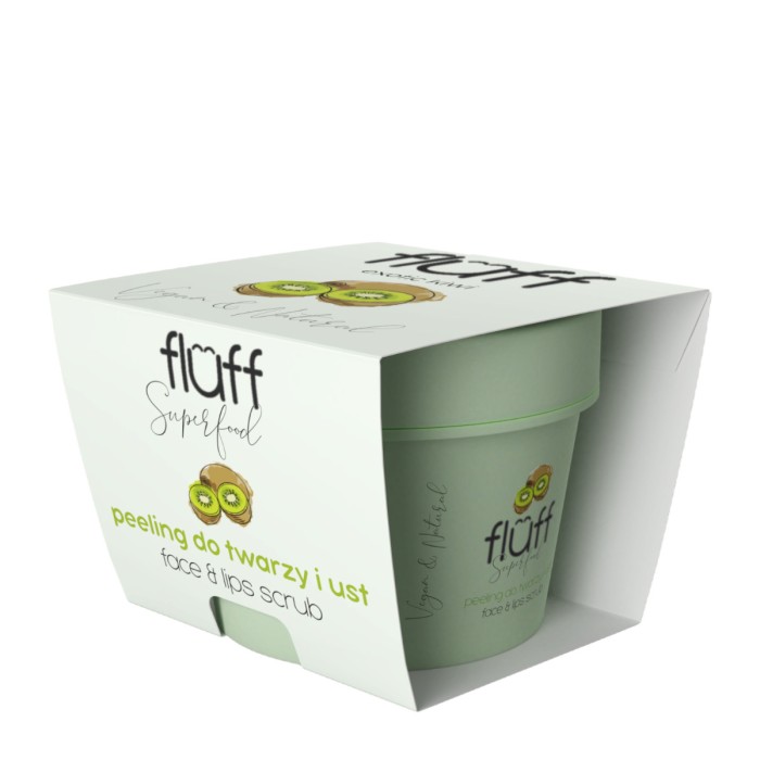 Fluff Kiwi Face & Lip Scrub 80gr
