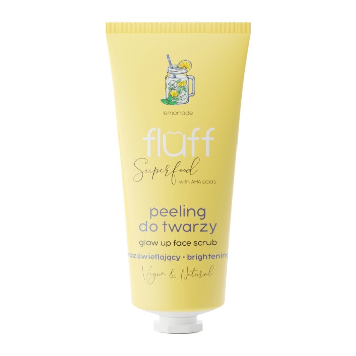 Fluff Glow Up Lemonade Brightening Face Scrub 75ml