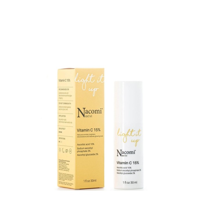 Nacomi Vitamin C 15% Face Serum Ορός Προσώπου με Βιταμίνη C 30ml