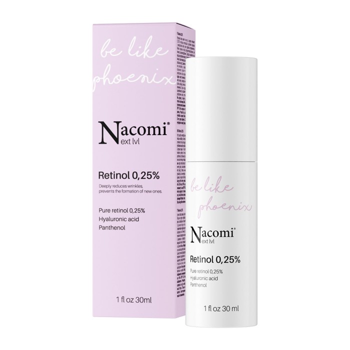 Nacomi Retinol 0,25% Face Serum Ορός Προσώπου με Ρετινόλη 30ml