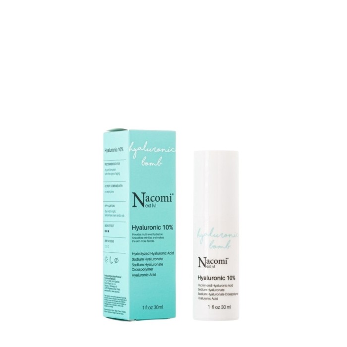 Nacomi Hyaluronic 10% Face Serum Ορός Προσώπου με Υαλουρονικό 30ml