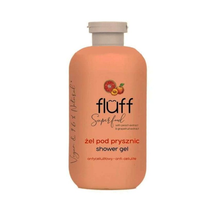 Fluff Peach & Grapefruit Anti-Cellulite Shower Gel 500ml
