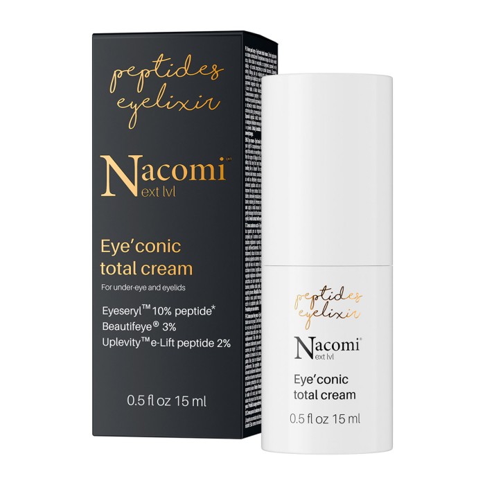 Nacomi Peptides Eyelixir Eye Cream EyeConic Total Cream Κρέμα Ματιών 15ml