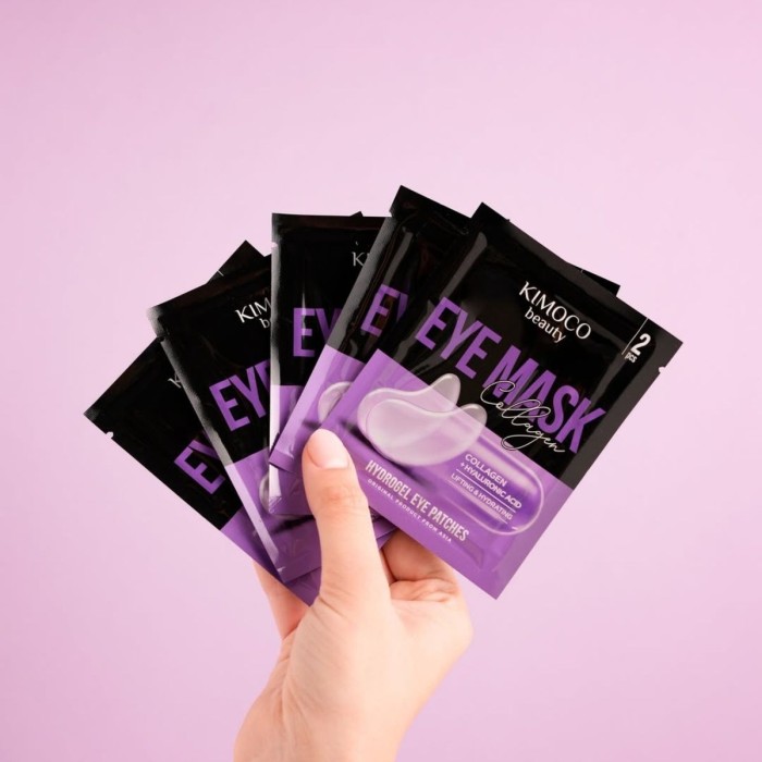 Kimoco Beauty Hydrogel eye patch collagen&hyaluronic 10pcs