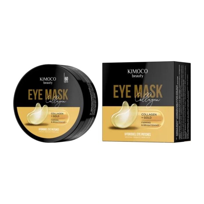Kimoco Beauty Hydrogel, Collagen & Gold Eye Mask 60pcs