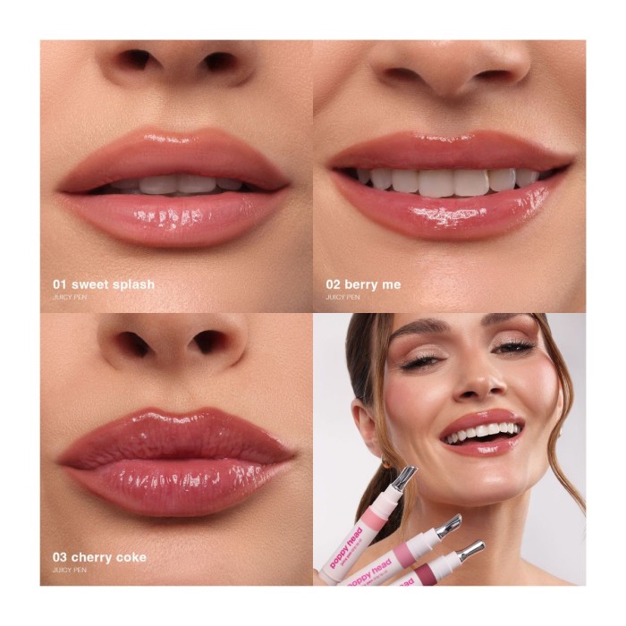 Poppy Head Lip Oil Juicy Pen 01 Sweet Splash