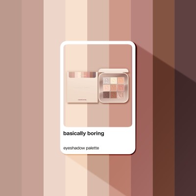 Poppy Head Eyeshadow Palette Basically Boring