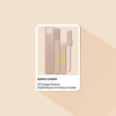 Poppy Head Concealer Eyece Cream 02 Beige Freeze