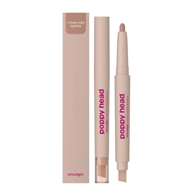 Poppy Head Lip Crayon Smudgic 02 Spellbound Nude