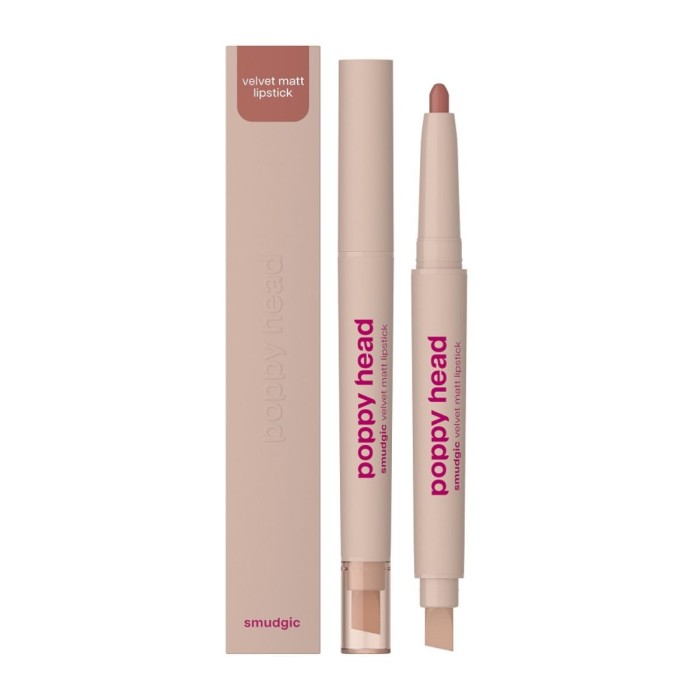 Poppy Head Lip Crayon Smudgic 03 Dusky Allure