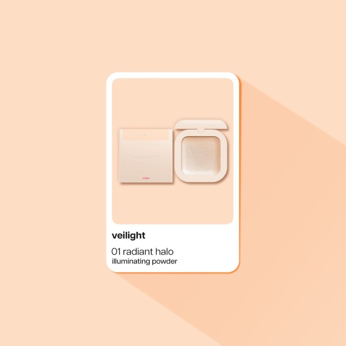 Poppy Head Baked Illuminating Powder Veilight 01 Radiant Halo