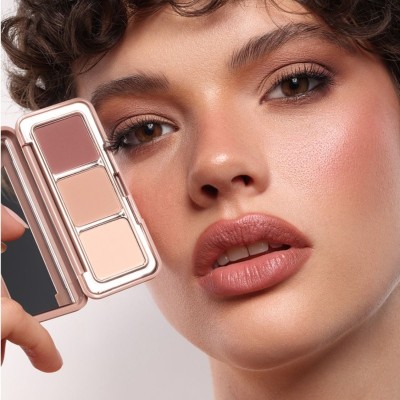 Poppy Head Eyeshadow Palette Just Enough Everyday Matte 01 mauve on
