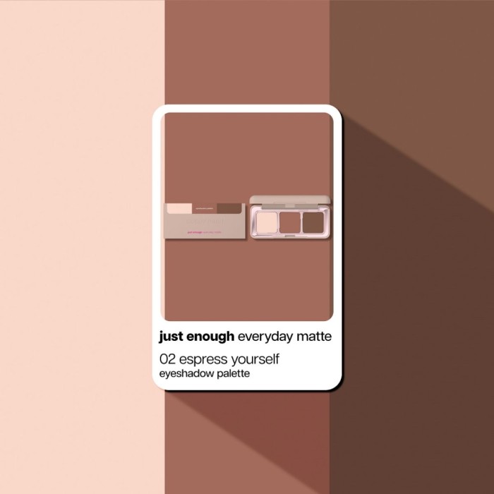 Poppy Head Eyeshadow Palette Just Enough Everyday Matte 02 espress yourself