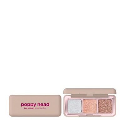 Poppy Head Eyeshadow Palette Just Enough Everyday Glow 01 shine agenda