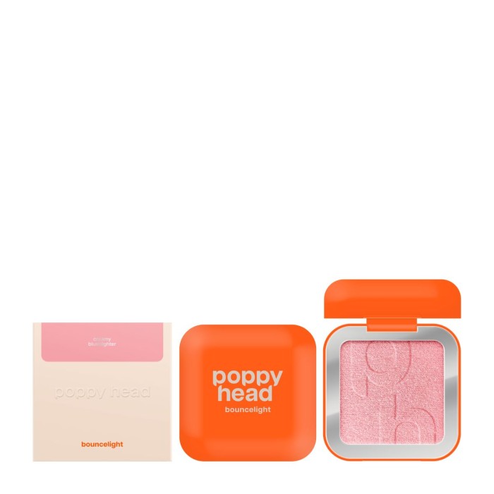 Poppy Head 2in1 Creamy Blush & Highlihter Bouncelight 02 Bluff