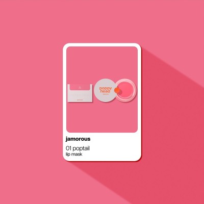Poppy Head Lip Mask Jamorous Shimmer 01 Poptail