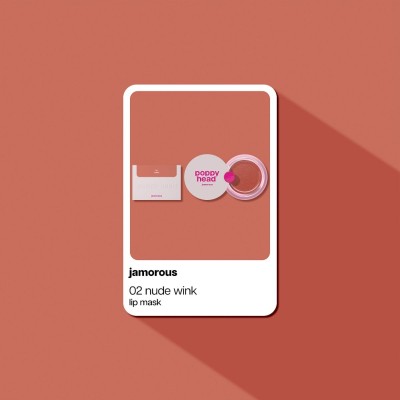 Poppy Head Lip Mask Jamorous Shimmer 02 Nude Wink