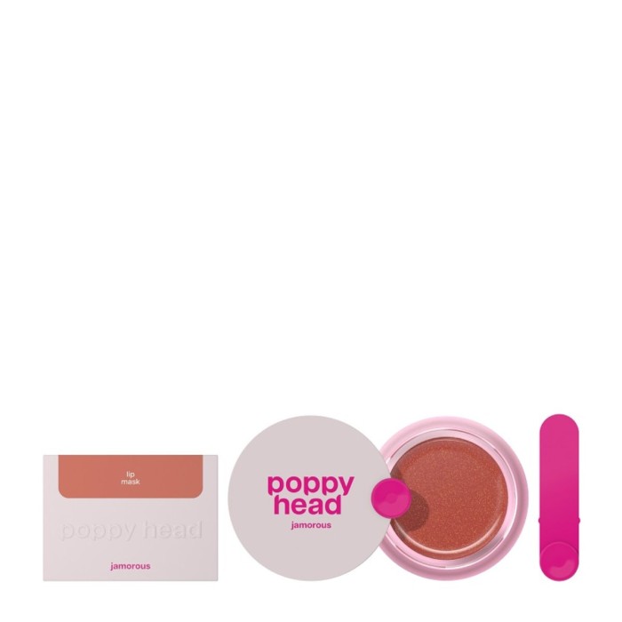 Poppy Head Lip Mask Jamorous Shimmer 02 Nude Wink