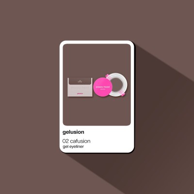 Poppy Head Gel Eyeliner Gelusion 02 Cafusion