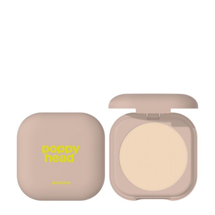 Poppy Head Pressed Powder Skinivine 01 Barely