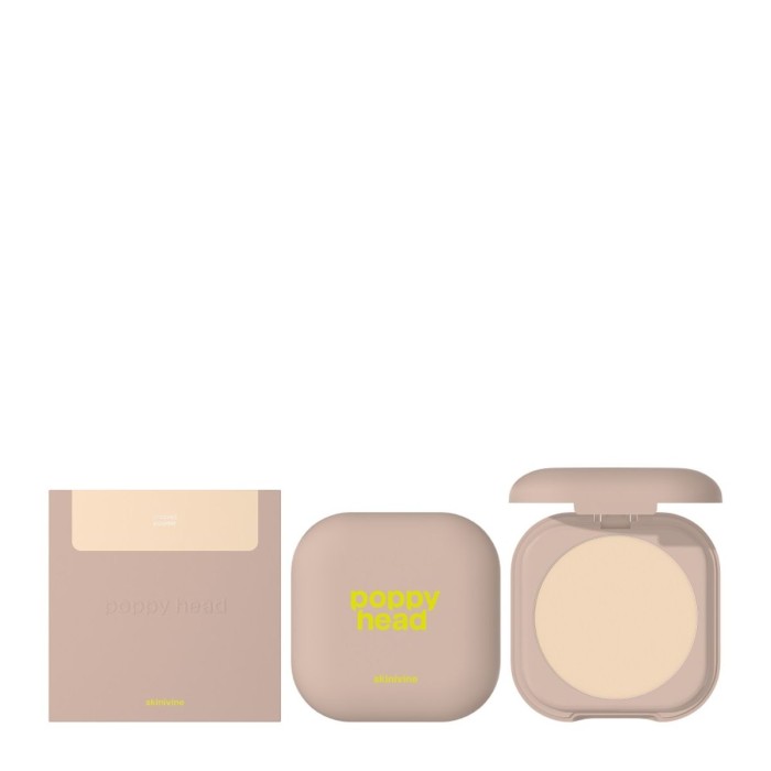 Poppy Head Pressed Powder Skinivine 01 Barely